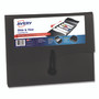 Avery Slide and View Expanding File, 5 Sections, Cord/Hook Closure, Letter Size, Black