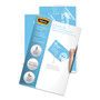 Fellowes Self-Adhesive Laminating Pouches, 5 mil, 3.88" x 2.38", Gloss Clear, 5/Pack View Product Image