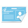 Fellowes Self-Adhesive Laminating Pouches, 5 mil, 3.88" x 2.38", Gloss Clear, 5/Pack