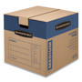 Bankers Box SmoothMove Prime Moving Boxes - Internal Dimensions: 18" Width x 18" Depth x 16" Height - External Dimensions: 18.1" Width x 18.8" Depth x 16.6" Height - Lid Lock Closure - Medium Duty - Cardboard