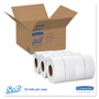 Scott Essential JRT Jumbo Roll Bathroom Tissue, Septic Safe, 1-Ply, White, 3.55" x 2,000 ft, 12 Rolls/Carton (KCC07223) View Product Image