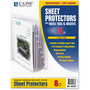 C-Line Sheet Protectors with Index Tabs, Clear Tabs, 2", 11 x 8.5, 8/Set