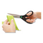 Westcott KleenEarth Scissors, 8" Long, 3.25" Cut Length, Straight Black Handle