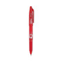 Pilot FriXion Ball Erasable Gel Pen, Stick, Fine 0.7 mm, Red Ink, Red Barrel