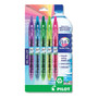 Pilot B2P Bottle-2-Pen Recycled Gel Pen, Retractable, Fine 0.7 mm, Assorted Ink and Barrel Colors, 5/Pack