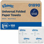 Kleenex Multi-Fold Paper Towels - 9.20" Width x 9.40" Length - White - 150/Pack