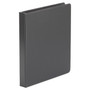 Universal Economy Non-View Round Ring Binder, 3 Rings, 1" Capacity, 11 x 8.5, Black (UNV31401) View Product Image