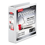 Cardinal Premier Easy Open ClearVue Locking Slant-D Ring Binder, 3 Rings, 2" Capacity, 11 x 8.5, White