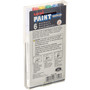 uni-Paint Permanent Marker, Fine Bullet Tip, Assorted Colors, 6/Set