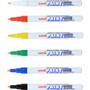 uni-Paint Permanent Marker, Fine Bullet Tip, Assorted Colors, 6/Set