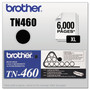 Brother TN460 High-Yield Toner, 6,000 Page-Yield, Black
