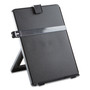 Fellowes Non-Magnetic Letter-Size Desktop Copyholder, 125 Sheet Capacity, Plastic, Black