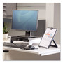 Fellowes Non-Magnetic Letter-Size Desktop Copyholder, 125 Sheet Capacity, Plastic, Black