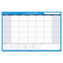 AT-A-GLANCE 30/60-Day Undated Horizontal Erasable Wall Planner, 36 x 24, White/Blue Sheets, Undated