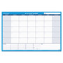 AT-A-GLANCE 30/60-Day Undated Horizontal Erasable Wall Planner, 36 x 24, White/Blue Sheets, Undated (AAGPM23328) View Product Image