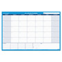 AT-A-GLANCE 30/60-Day Undated Horizontal Erasable Wall Planner, 36 x 24, White/Blue Sheets, Undated