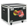 Vaultz Locking Mobile File Chest, Letter/Legal Files, 17.5" x 15.5" x 14.5", Black/Chrome (IDEVZ01270) View Product Image