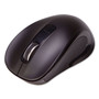 Innovera Mid-Size Wireless Optical Mouse with Micro USB, 2.4 GHz Frequency/26 ft Wireless Range, Right Hand Use, Black (IVR61500) View Product Image