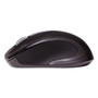 Innovera Mid-Size Wireless Optical Mouse with Micro USB, 2.4 GHz Frequency/26 ft Wireless Range, Right Hand Use, Black (IVR61500) View Product Image