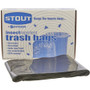Stout by Envision Insect-Repellent Trash Bags, 55 gal, 2 mil, 37" x 52", Black, 65/Box (STOP3752K20) View Product Image