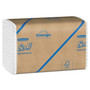Scott Essential Multi-Fold Towels, Plus Tier, Absorbency Pockets, 1-Ply, 9.2 x 9.4, White, 250/Packs, 16 Packs/Carton