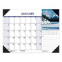 House of Doolittle Earthscapes Scenic Desk Pad Calendar, Scenic Photos, 18.5 x 13, White Sheets, Black Binding/Corners,12-Month (Jan-Dec): 2024 View Product Image