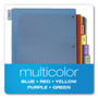 Cardinal Poly Index Dividers, 8-Tab, 11 x 8.5, Assorted, 4 Sets (CRD84019) View Product Image