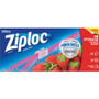 Ziploc Gallon Storage Slider Bags - Large Size - 2.63" Length x 10.56" Width x 9.50" Depth - Sliding Closure - Blue - Food, Supplies