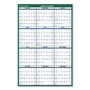 AT-A-GLANCE Vertical Erasable Wall Planner, 32 x 48, White/Green Sheets, 12-Month (Jan to Dec): 2025