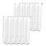 Dart Optima Reclosable Lid, Fits 12 oz to 24 oz Hot Cups, Plastic, White, 100/Pack, 10 Packs/Carton
