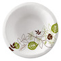 Dixie Pathways Heavyweight Paper Bowls, WiseSize, 12 oz, Green/Burgundy, 125/Pack
