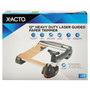 X-ACTO 12-Sheet Laser Guillotine Trimmer, 2" Cut Length, Wood Base, 12 x 12 (EPI26642LMR) View Product Image