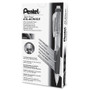 Pentel Twist-Erase CLICK Mechanical Pencil, 0.9 mm, HB (#2), Black Lead, Black Barrel