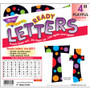 Trend Enterprises Ready Letter, w/ Neon Dots, 4", Assorted Letters/Color (TEP79754) Product Image 