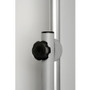 MasterVision Revolver Easel, Horizontal Orientation, 70.8" x 47.2", White Surface, Satin Aluminum Frame