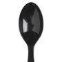 Dixie SmartStock Plastic Cutlery Refill, Series-O, Mediumweight Spoon, Black, 40/Pack, 24 Packs/Carton