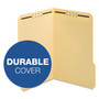Pendaflex Top Tab Fastener Folder, 0.75" Expansion, 2 Fasteners, Legal Size, Manila Exterior, 50/Box