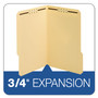 Pendaflex Top Tab Fastener Folder, 0.75" Expansion, 2 Fasteners, Legal Size, Manila Exterior, 50/Box