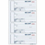 Rediform Hardbound Numbered Money Receipt Books - 200 Sheet(s) - 3 Part - Carbonless Copy - 2.75" x 6.87" Form Size - 8" x 11" Sheet Size