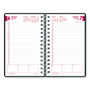 Brownline DuraFlex Daily Planner, 8 x 5, Black Cover, 12-Month (Jan to Dec): 2024 View Product Image