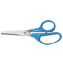 Universal Kids' Scissors, Rounded Tip, 5" Long, 1.75" Cut Length, Assorted Straight Handles, 12/Pack (UNV92023) View Product Image