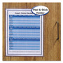 C-Line Vinyl File Pocket - 9" x 12" - Vinyl - Clear - Self-adhesive