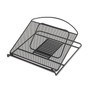 Safco Onyx Mesh Laptop Stand, 12.25" x 12.25" x 2", Black