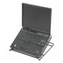 Safco Onyx Mesh Laptop Stand, 12.25" x 12.25" x 2", Black