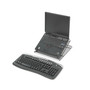 Safco Onyx Mesh Laptop Stand, 12.25" x 12.25" x 2", Black (SAF2161BL) View Product Image