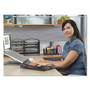 Safco Onyx Mesh Laptop Stand, 12.25" x 12.25" x 2", Black (SAF2161BL) View Product Image