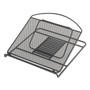 Safco Onyx Mesh Laptop Stand, 12.25" x 12.25" x 2", Black (SAF2161BL) View Product Image