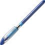 Schneider Slider Basic Ballpoint Pen, Stick, Extra-Bold 1.4 mm, Blue Ink, Blue Barrel, 10/Box