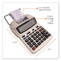 Victor 1208-2 Two-Color Compact Printing Calculator, Black/Red Print, 2.3 Lines/Sec (VCT12082) View Product Image