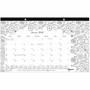Blueline DoodlePlan Compact Desk Pad - Botanica - Monthly - January 2026 to December 2026 - 1 Month Single Page Layout - Desk Pad